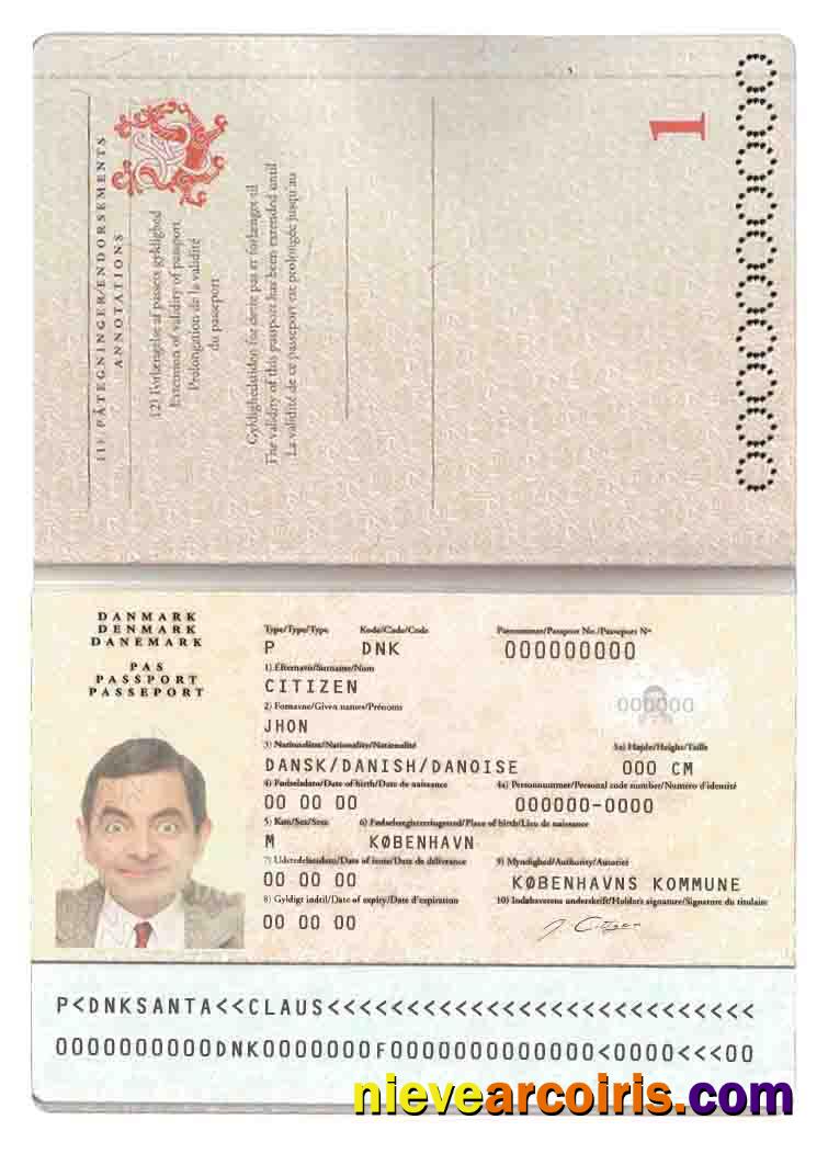 Denmark passport